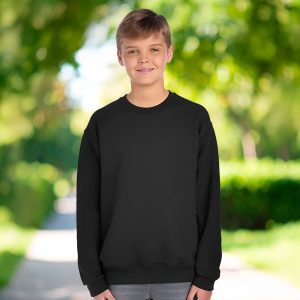 BUZO DEPORTIVO KIDS LABRADOR NEGRO