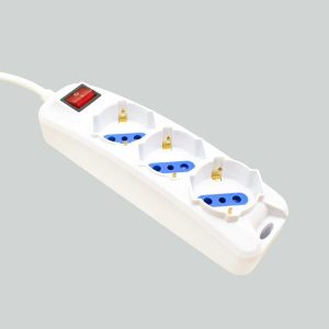 ALARGUE 3 TOMA SCHUK 5M C/LLAVE LED LIFE SL3503-5M