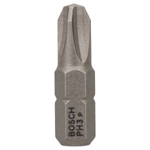 Punta Phillps 3 (PH3) ECO Extra Hard 25mm Caja Plástica X 100 Unid BOSCH 2608.521.220-000