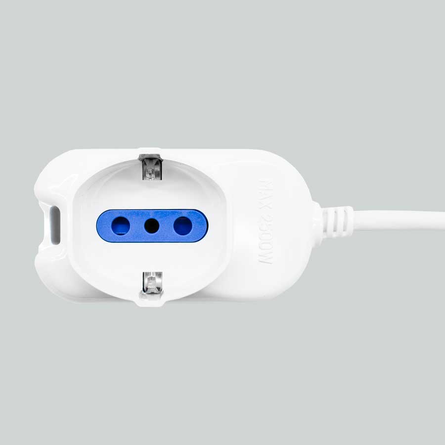 ALARGUE 1 SCHUKO 2 MODU LATE 3M LED LIFE 203074-3M - Imagen 6