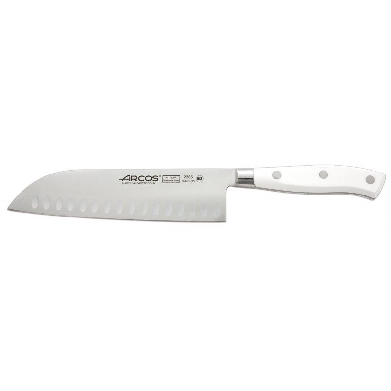 Cuchillo Santoku 180 mm Arcos Riviera Blanc - Imagen 2