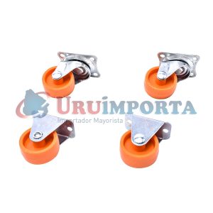 RUEDA NARANJA 30MM 4PZ EN BLISTERS LH-2491