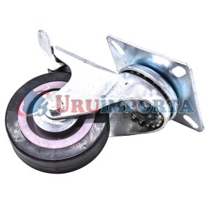 RUEDA GIRATORIA CON FRENO 2 1/2″ GOMA-METAL LH2475