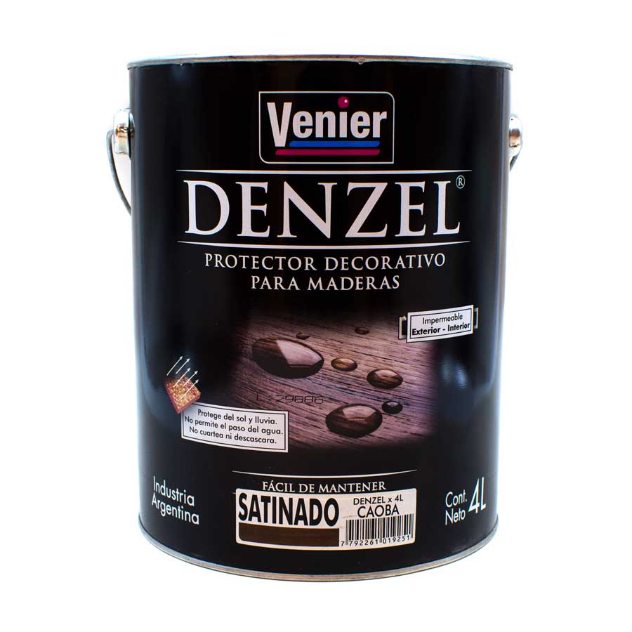 PROTECTOR 4L CAOBA PARA MADERA SATINADO DENZEL