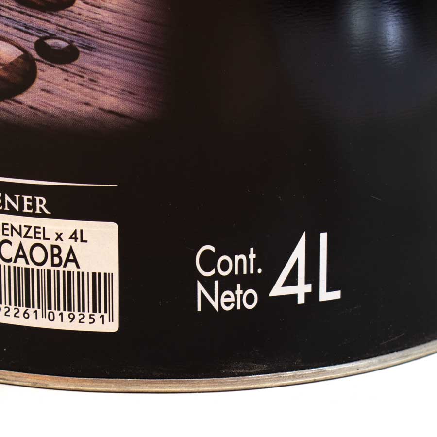 PROTECTOR 4L CAOBA PARA MADERA SATINADO DENZEL - Imagen 5