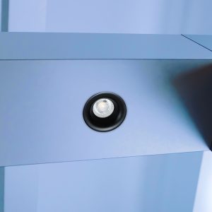 ARO NEGRO REFORZADO FIJO P/DICROICA LH-3525