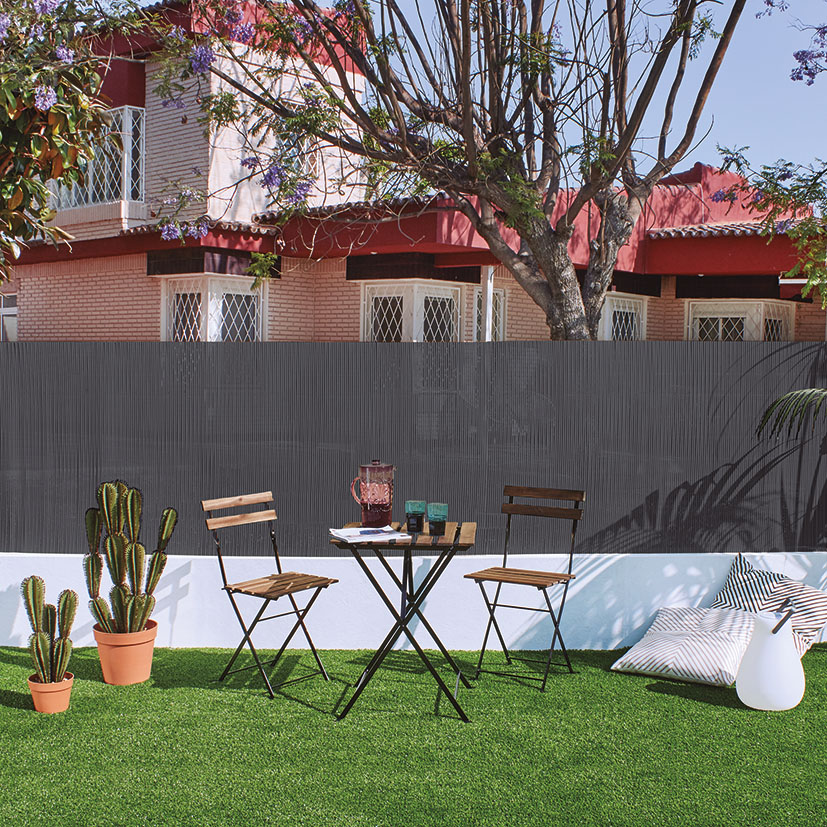 Mimbre Artificial Catral Lop 1,5 metro en color Antracita - Imagen 4