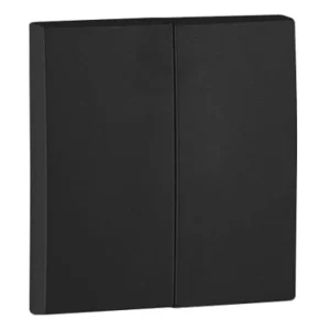 TECLA DOBLE LOGUS 90 NEGRO MATE 90611 TPM EFAPEL