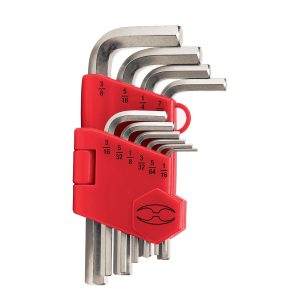 Juego 10 llaves allen std punta hexagonal con organizador Truper ALL-10P 15539