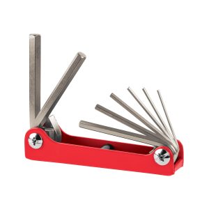 Juego de 8 llaves allen std tipo navaja, cuerpo de lámina Truper ALL-8P 15556