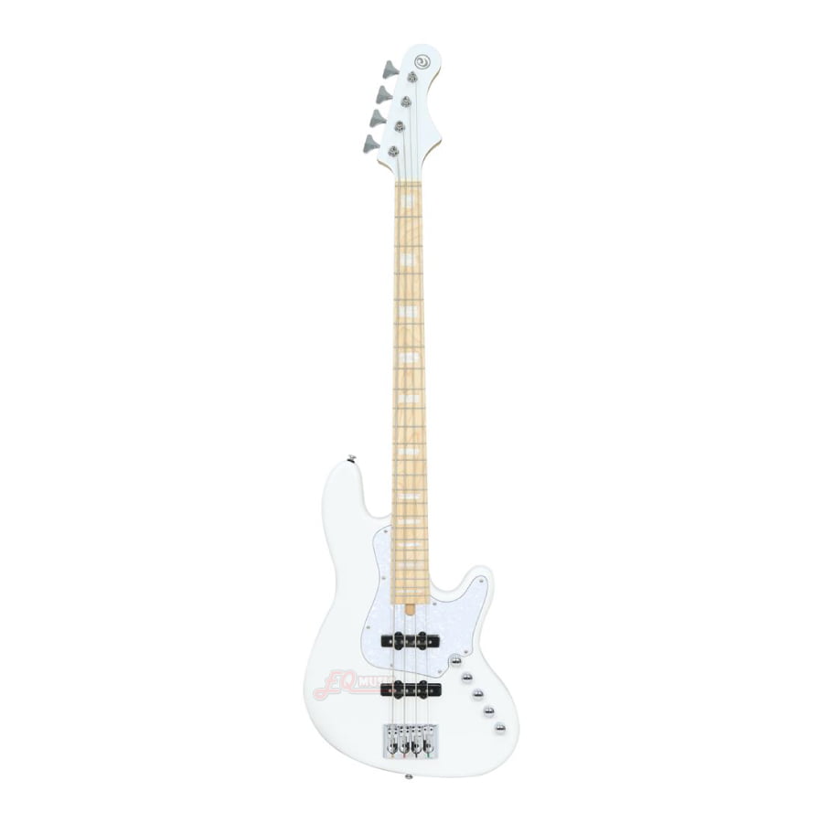 Bajo Eléctrico 4 Cuerdas Mic. Elrick Blanco C/Estuche – Cort NJS4 WHT