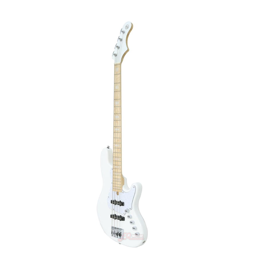 Bajo Eléctrico 4 Cuerdas Mic. Elrick Blanco C/Estuche – Cort NJS4 WHT - Imagen 2