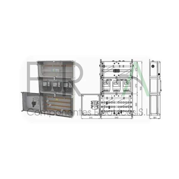 COLUMNA MODULAR 3 MONOFÁSICOS IBERDROLA