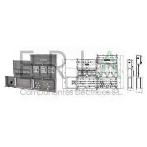COLUMNA MODULAR 4 MONOFÁSICOS + 3 TRIFÁSICOS IBERDROLA