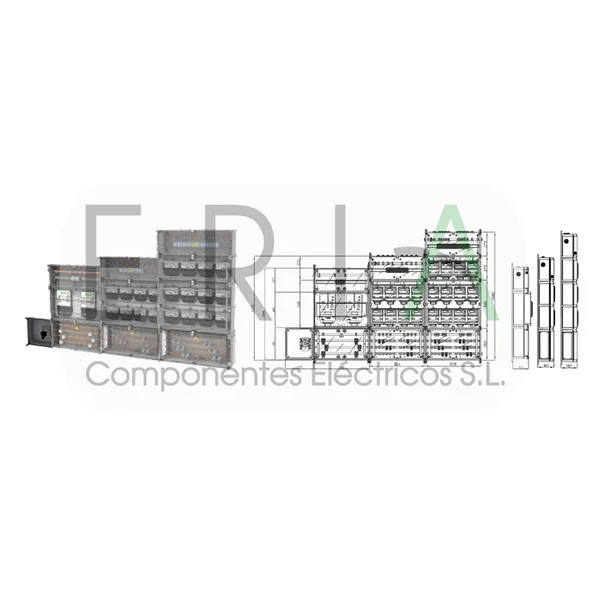 COLUMNA MODULAR 20 MONOFÁSICOS + 2 TRIFÁSICOS IBERDROLA