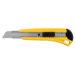 Cutter 18 mm plástico con alma metálica, Pretul CUT-6P 22396