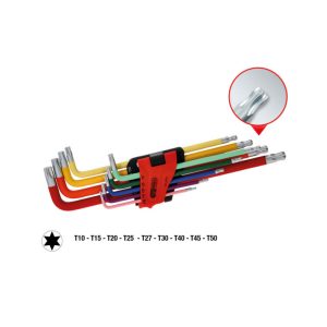 KIT 9 Llaves Torx Extra Largas