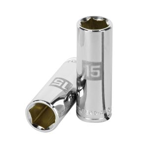 Dado largo de 15 mm, 6 puntas, cuadro 3/8″, Truper D-3815-HM-L 13775