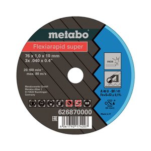 Discos de corte superdiamantados Flexiarapid 76 x1,1 x10,0 mm (5 uds.)