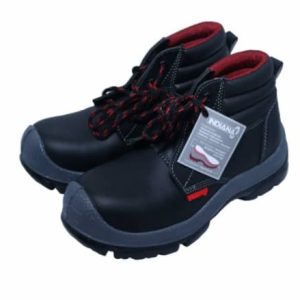BOTA DE SEGURIDAD JUMBO NEGRA INYECT