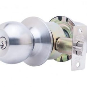 CERRADURA POMO BAÑO 276 CROMADA MATE