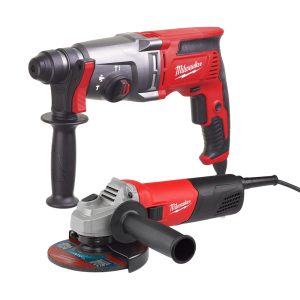 KIT MARTILLO PH26T + AMOLADORA AG800 115 MILWAUKEE