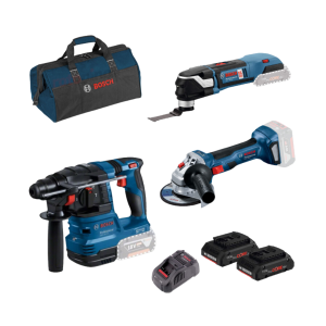 Kit Bosch GBH 18V-22 + GWS 18V-7 + GOP 18V-28