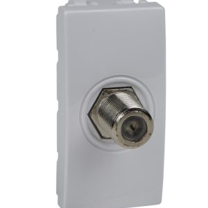 TV Coaxial Cable Socket Outlet – White