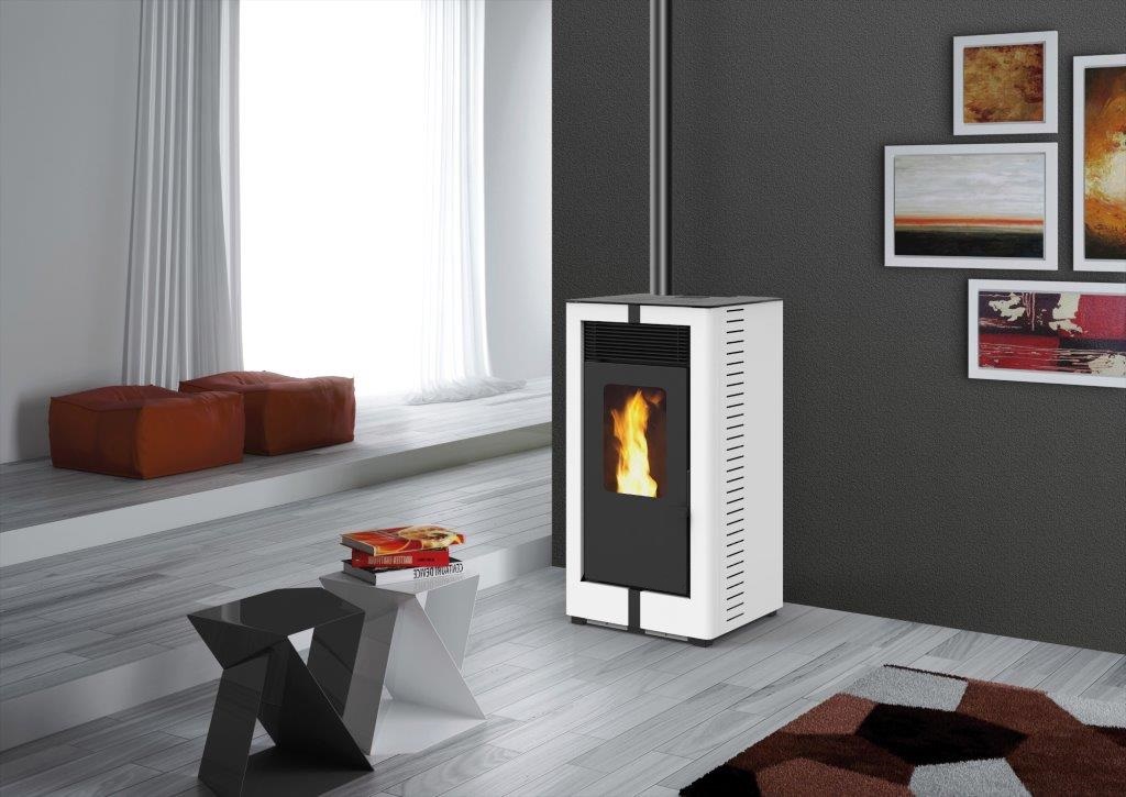 Estufa de pellets de aire – NOA S2 (10.3 Kw) – Karmek One - Imagen 2