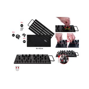 Organizador magnético para llaves 38 piezas