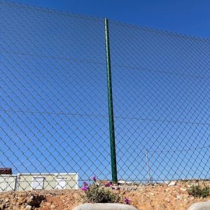 Poste Intermedio 1 metro lacado verde