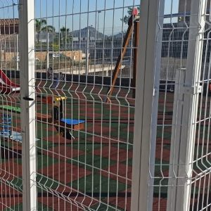 Puerta De Paso Malla Hercules lacada blanco 2,03 Metros alto