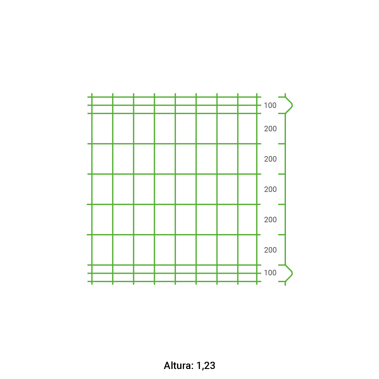 Kit Vallado valla hércules 1,20 m (100 m largo) - Imagen 4