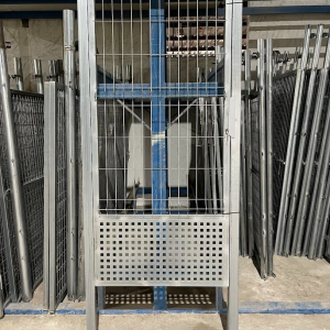 Puerta De Paso Malla Hercules galvanizada 1,23 Metros alto