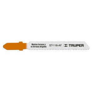 Blíster con 5 seguetas 18 DPP zanco «T» corte recto metal Truper ST-118-AF 18129