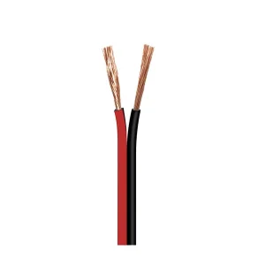 CABLE PARALELO PARA ALTAVOZ ROJO-NEGRO 1,0mm² x2 CCA WIR9012 MOLGAR