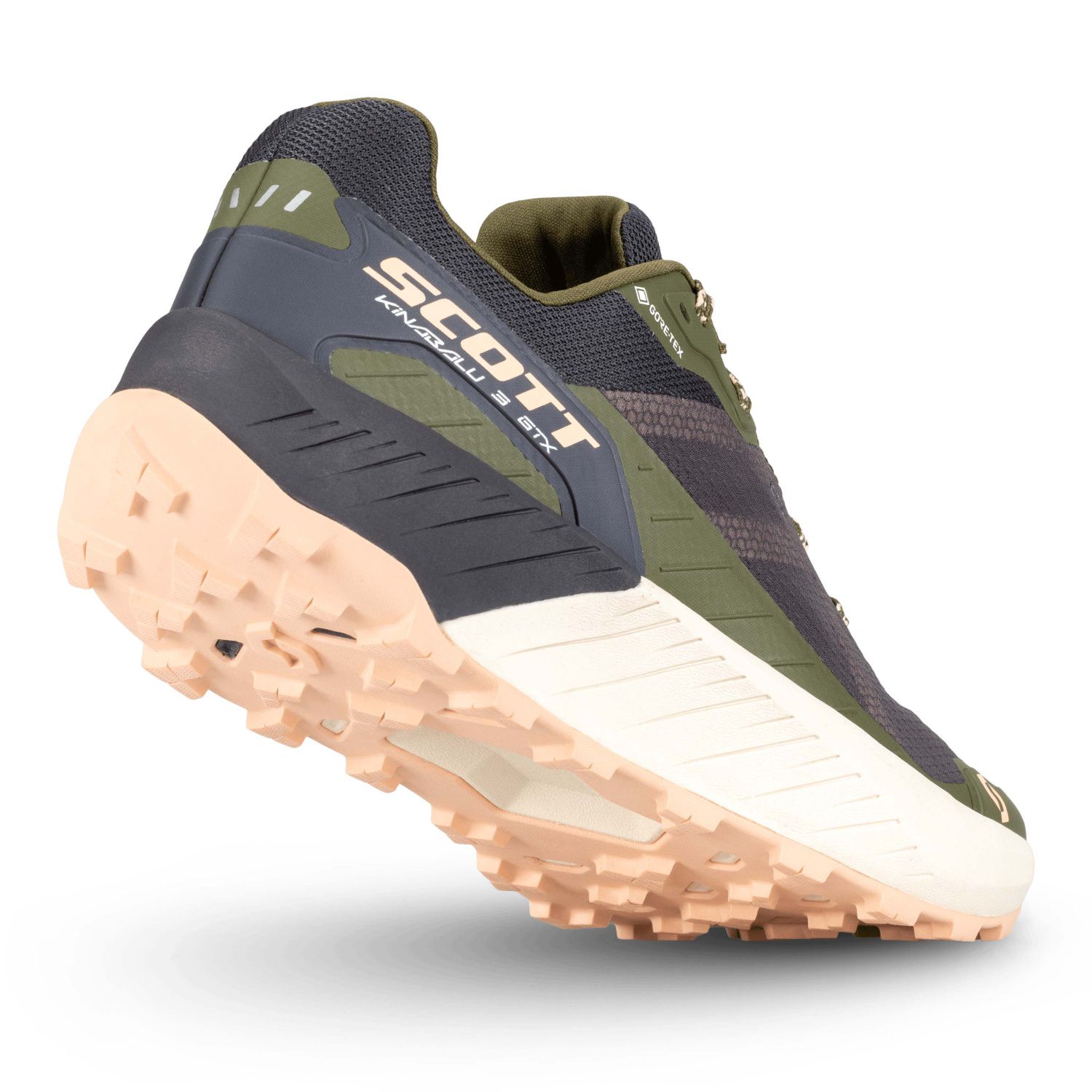 WS KINABALU 3 GTX NEGRA / VERDE FER GORE-TEX ZAPATILLAS CHICA SCOTT RUNNING 417797 - Imagen 2