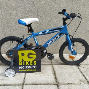 ELEGANT 16" BICICLETA INFANTIL WST AZUL CON RUEDINES