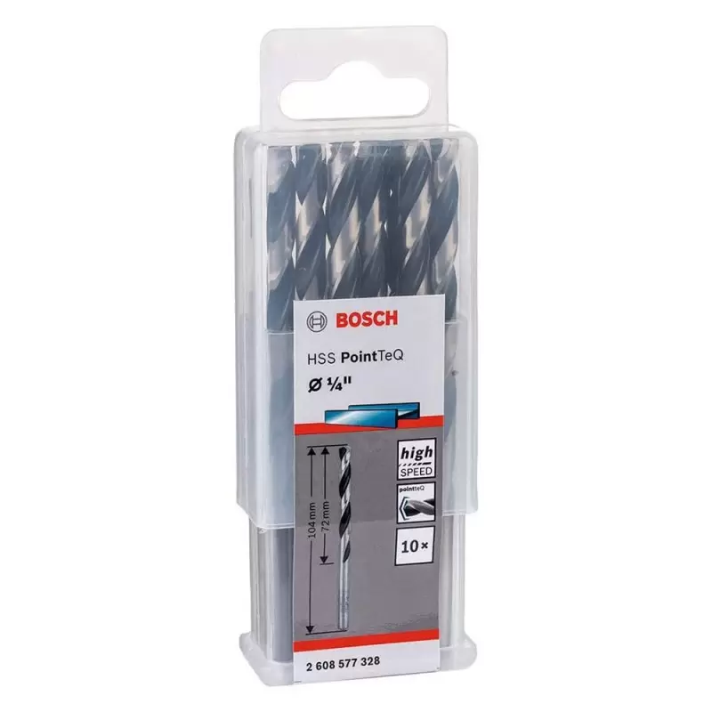 Broca Metal HSS PointTeQ CjaX10 1/4″ Bosch