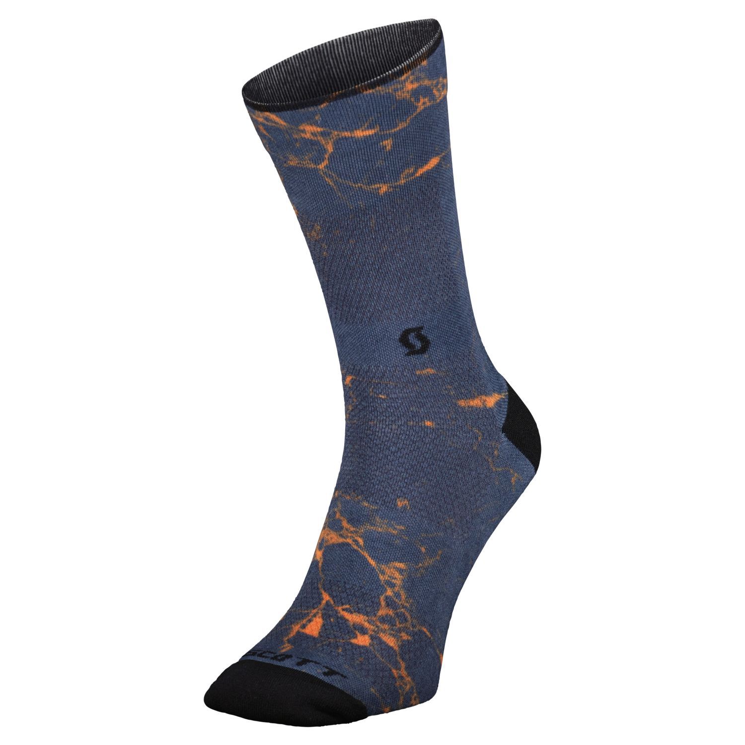 CALCETIN TRAIL VERTIC CREW AZUL MIDNIGHT / NARANJA COPPER SCOTT 289486 - Imagen 2