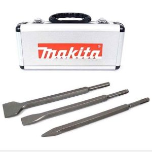 Cincel SDS- PLUS (3 PCs) punto 250 mm, PLANO (20x250mm), PLANO (40x250mm) Makita D-05181