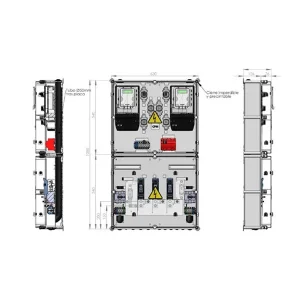 CPM-2TDR-MI FINCAS CON 2 SUMINISTROS TRIFÁSICOS Y MEDIDA DIRECTA «REPARTO» DE RED (2xP ≤ 50 kW) 1080x630x201 INTERIOR NICHO