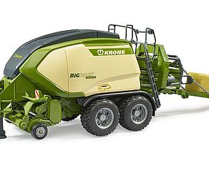 KRONE BIG PACK 1290HDP VC EMPACADORA + 2 PACAS DE HENO BRUDER 02033