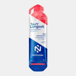 LONGOVIT 360 GEL 45g (30g Carbohidratos) SANDIA GEL ENERGETICO NUTRINOVEX