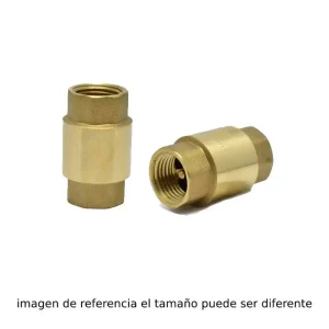 CHEQUE HORIZONTAL 1.1/2  BRONCE