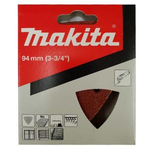 Lija delta rojo Grano 80 x 10u 6 ORIFICIOS PARA MADERA Makita B-21630
