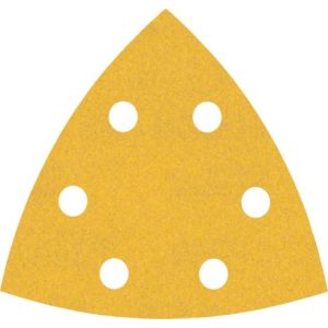Papel de lija EXPERT C470 para lijadoras delta de 93 mm, G 240, 5 unidades