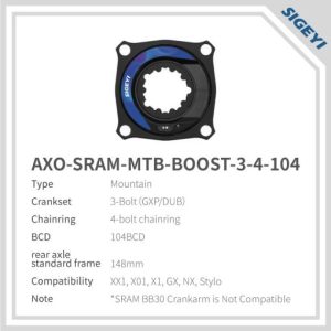 POTENCIOMETRO ARAÑA AXO SRAM 3 Tornillos MTB (4-104BCD) SIGEYI