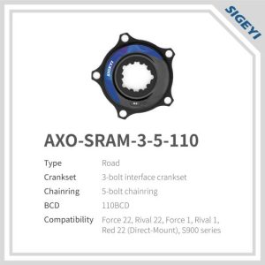 POTENCIOMETRO ARAÑA AXO SRAM 3Tornillos ROAD (5-110BCD) SIGEYI