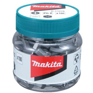 Punta philllips Ph2 x 25mm 100unid Magnetica Makita B-24876